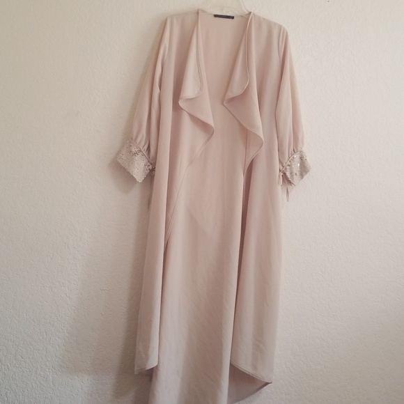 Long cream cardigan - Picture 1 of 4
